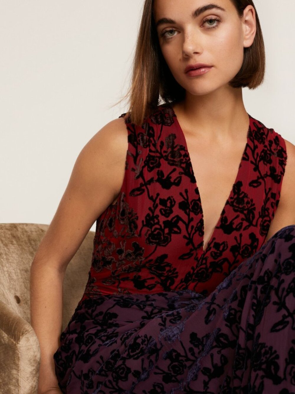 Velvet Slip Dress